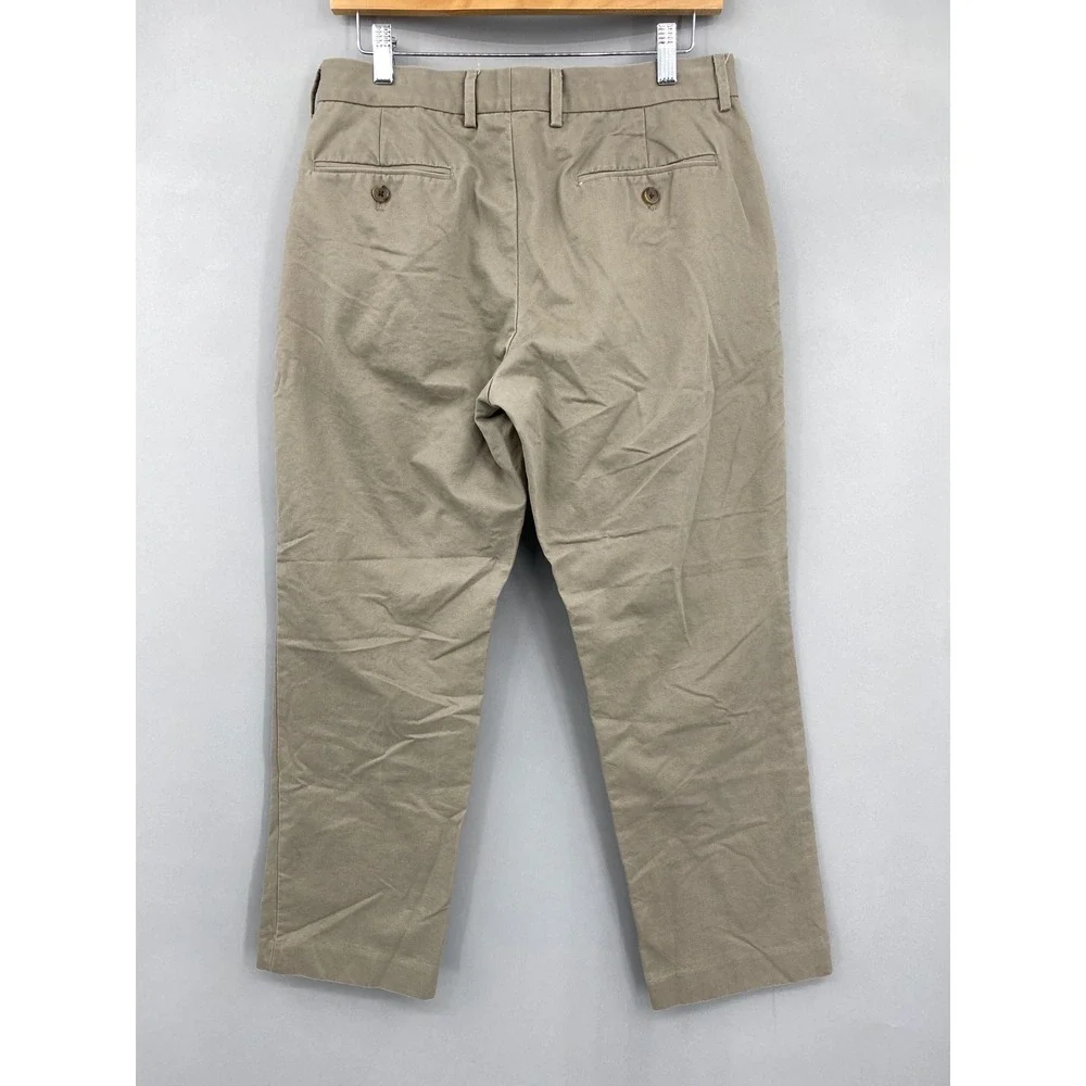 J. Crew‎ Chino Pants Men 32x30 Tan Khaki Cotton Straight Leg Casual Workwear